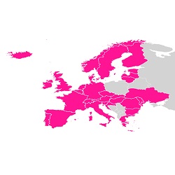 Europe 33 countries